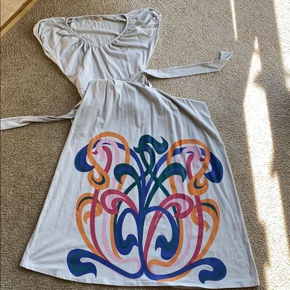 Tulle XL Maxi Dress with Motif Design (g7) - Picture 2 of 15